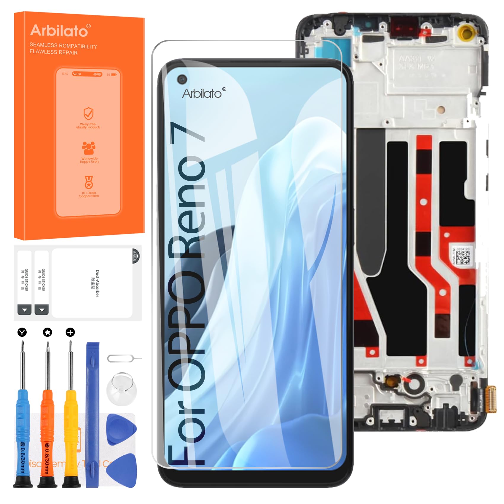 Amazon.com: Screen for Oppo Reno 7 Screen Replacement for Reno 7